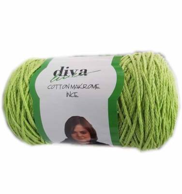 Angel Çanta Aksesuar Diva Pamuk Makrome Fıstık Yeşili İnce No: 34 - 1