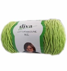 Angel Çanta Aksesuar Diva Pamuk Makrome Fıstık Yeşili İnce No: 34 - Angel Çanta Aksesuar