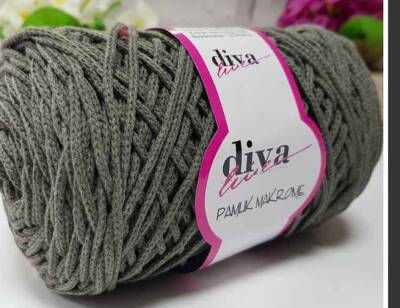 Angel Çanta Aksesuar Diva Pamuk Makrome Haki Yeşil (Kalın) - 1