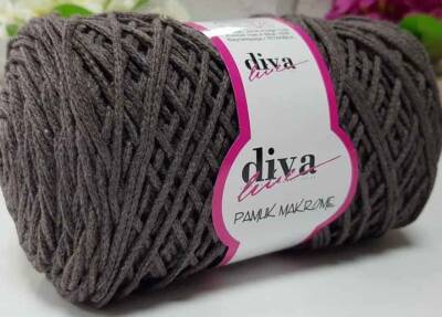 Angel Çanta Aksesuar Diva Pamuk Makrome Koyu Kahve(Kalın) - 1