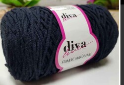 Angel Çanta Aksesuar Diva Pamuk Makrome Lacivert (Kalın) - Angel Çanta Aksesuar