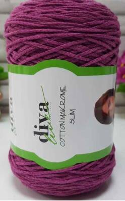 Angel Çanta Aksesuar Diva Pamuk Makrome Mürdüm (İnce) - 1