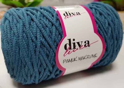 Angel Çanta Aksesuar Diva Pamuk Makrome Petrol (Kalın) - 1