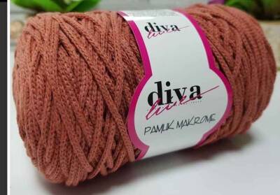 Angel Çanta Aksesuar Diva Pamuk Makrome Tarçın (Kalın) - 1