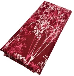 Angel Çanta Aksesuar 90x50 cm Duck Astarlık Kumaş Bordo Ağaç Desen - Angel Çanta Aksesuar