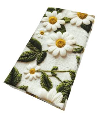 Angel Çanta Aksesuar 90x50 cm Duck Astarlık Kumaş Papatya Desen - 1