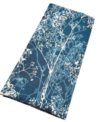 Angel Çanta Aksesuar 90x50 cm Duck Astarlık Kumaş Petrol Yeşil Ağaç Desen - 1