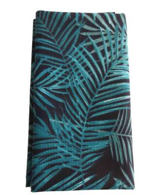 Angel Çanta Aksesuar 90X50 Cm Duck Kumaş Astarlık Koyu Yeşil Yaprak Desen - 1