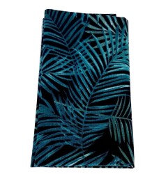 Angel Çanta Aksesuar 90X50 Cm Duck Kumaş Astarlık Lacivert Yaprak Desen - Angel Çanta Aksesuar