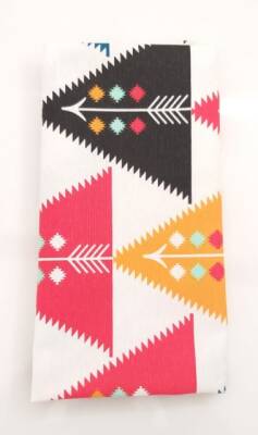 Angel Çanta Aksesuar 90X50 Cm Duck Kumaş Astarlık Ok Desen No:D35 - 1