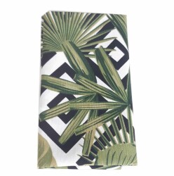 Angel Çanta Aksesuar 90X50 Cm Duck Kumaş Astarlık Siyah Kare Zemin Desen - Angel Çanta Aksesuar