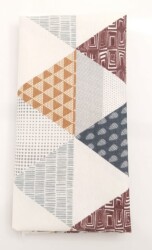 Angel Çanta Aksesuar 90X50 Cm Duck Kumaş Astarlık Üçgen Desen - Angel Çanta Aksesuar