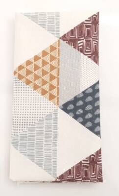 Angel Çanta Aksesuar 90X50 Cm Duck Kumaş Astarlık Üçgen Desen - 1