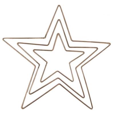 Angel Çanta Aksesuar Yıldız Tel Çember 3Lü Set - 1