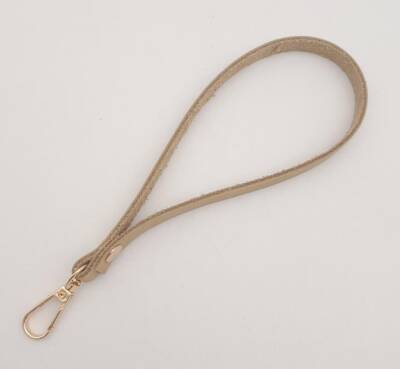 Angel Çanta Aksesuar Gerçek Deri Ham Doğal Renk Elcik Light Gold Metalli - 2