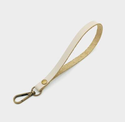 Angel Çanta Aksesuar Gerçek Deri Krem Renk Elcik Antik Metalli - 1