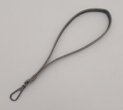 Angel Çanta Aksesuar Gerçek Deri Siyah Renk Elcik Füme Metalli - 2