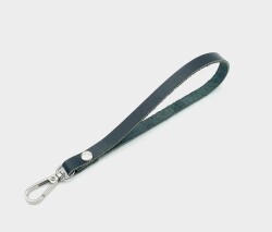 Angel Çanta Aksesuar Gerçek Deri Siyah Renk Elcik Gümüş Metalli - Angel Çanta Aksesuar