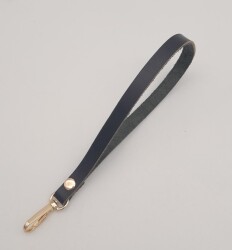 Angel Çanta Aksesuar Gerçek Deri Siyah Renk Elcik Light Gold Metalli - Angel Çanta Aksesuar