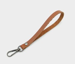 Angel Çanta Aksesuar Gerçek Deri Sütlü Kahve Renk Elcik Füme Metalli - Angel Çanta Aksesuar