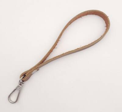 Angel Çanta Aksesuar Gerçek Deri Sütlü Kahve Renk Elcik Gümüş Metalli - 2