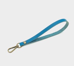 Angel Çanta Aksesuar Gerçek Deri Turkuaz Renk Elcik Antik Metalli - Angel Çanta Aksesuar