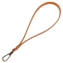 Angel Çanta Aksesuar Gerçek Deri Turuncu Taba Renk Elcik Antik Metalli - 2