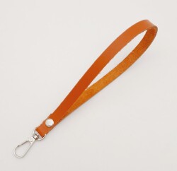 Angel Çanta Aksesuar Gerçek Deri Turuncu Taba Renk Elcik Gümüş Metalli - Angel Çanta Aksesuar