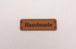 Angel Çanta Aksesuar Suni Deri Klasik Etiket 1X4 Cm 1 Adet - 1