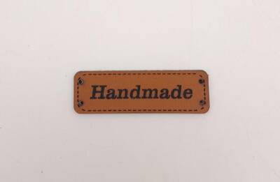 Angel Çanta Aksesuar Suni Deri Klasik Etiket 1X4 Cm 1 Adet - 1