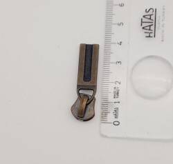 Angel Çanta Aksesuar Antik Renk 4 Cm Fermuar Başı - 3