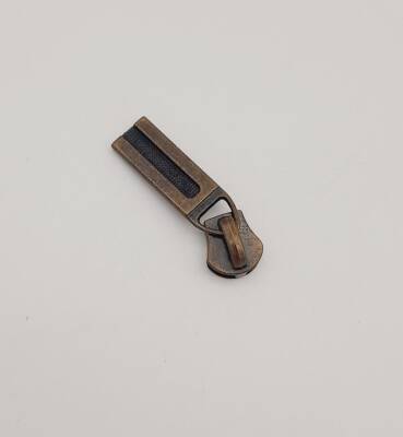 Angel Çanta Aksesuar Antik Renk 4 Cm Fermuar Başı - 1