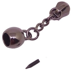 Angel Çanta Aksesuar Füme Fermuar Başı - Angel Çanta Aksesuar