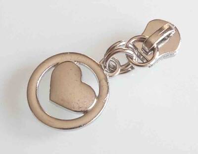 Angel Çanta Aksesuar Gümüş Fermuar Başı - 1