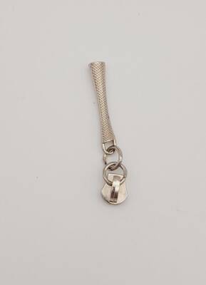 Angel Çanta Aksesuar Gümüş Renk 6 Cm Fermuar Başı - 1