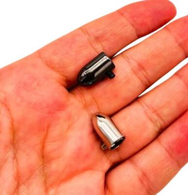 Angel Çanta Aksesuar Gümüş Renk Büzgü Ucu 2 Adet - 2