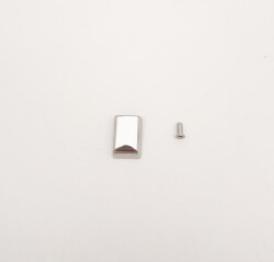 Angel Çanta Aksesuar Gümüş Renk Fermuar Stop Büzgü Ucu 1 Adet - Angel Çanta Aksesuar