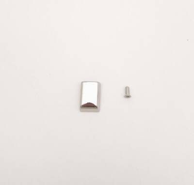 Angel Çanta Aksesuar Gümüş Renk Fermuar Stop Büzgü Ucu 1 Adet - 1