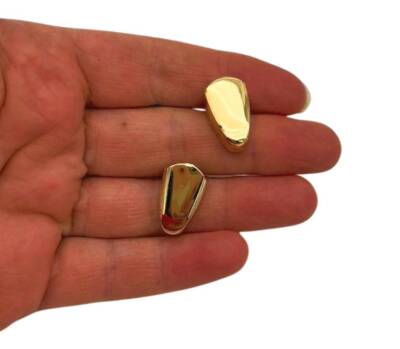 Angel Çanta Aksesuar Light Gold Renk Fermuar Stop Büzgü Ucu 2 Adet - 3