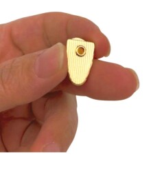 Angel Çanta Aksesuar Light Gold Renk Fermuar Stop Büzgü Ucu 2 Adet - 5