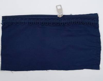 Angel Çanta Aksesuar 25x15 cm Dikilmiş Fermuarlı Astar Lacivert Renk - 1