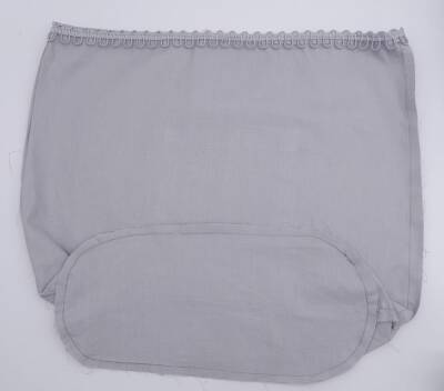 Angel Çanta Aksesuar Açık Gri 25X12 Cm Oval Tabanlı Dikilmiş Fermuarsız Astar - 1