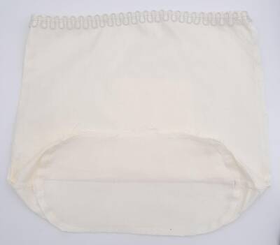 Angel Çanta Aksesuar Krem 25X12 Cm Oval Tabanlı Dikilmiş Fermuarsız Astar - 1