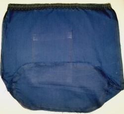 Angel Çanta Aksesuar Lacivert 25X12 Cm Oval Tabanlı Dikilmiş Fermuarsız Astar - Angel Çanta Aksesuar