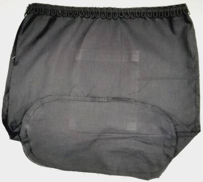 Angel Çanta Aksesuar Siyah 25X12 Cm Oval Tabanlı Dikilmiş Fermuarsız Astar - 1