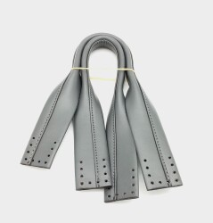 Angel Çanta Aksesuar Suni Deri 45 Cm Gri Flamingo Sap - Angel Çanta Aksesuar