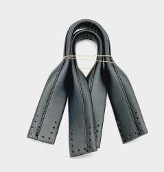 Angel Çanta Aksesuar Suni Deri 45 Cm Siyah Flamingo Sap - Angel Çanta Aksesuar