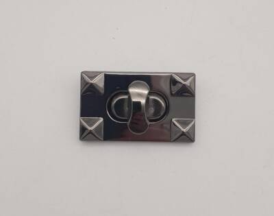 Angel Çanta Aksesuar Dikdörtgen Füme Kilit - 1