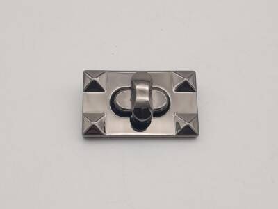 Angel Çanta Aksesuar Dikdörtgen Füme Kilit - 2