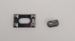 Angel Çanta Aksesuar Dikdörtgen Füme Kilit - 3